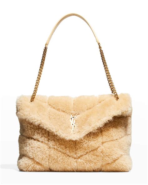 shearling ysl bag|ysl shoulder bags for women.